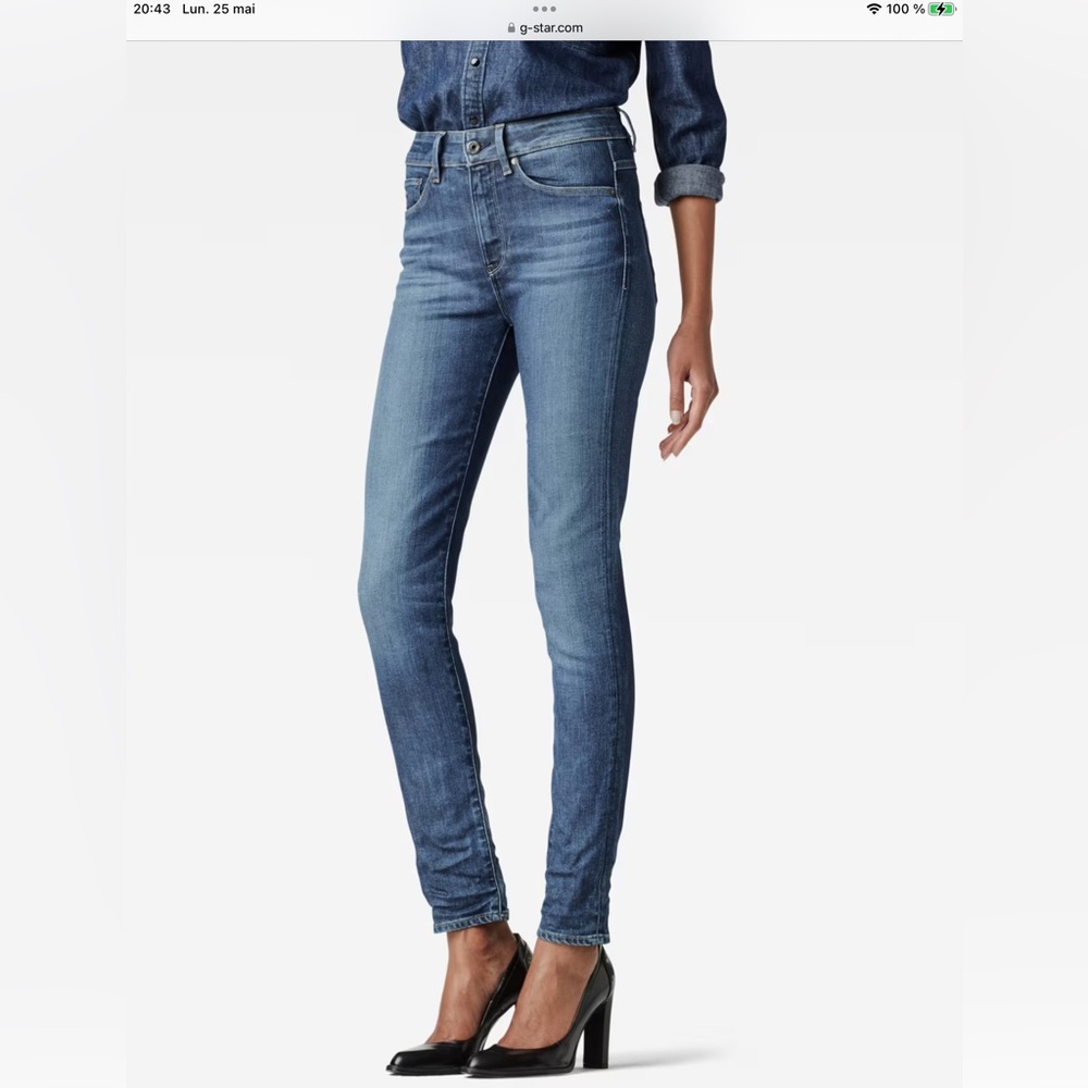G-Star 3301 Medium Blue Denim Jeans
